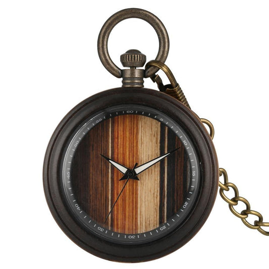 Groomsmen Set of 10 Wooden Pocket Watch | Valor