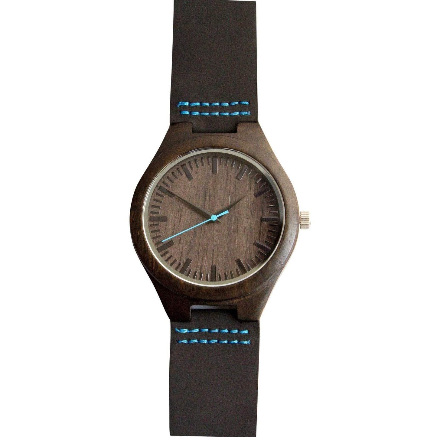 Groomsmen Set Of 10 Wooden Watches - Blue Energico