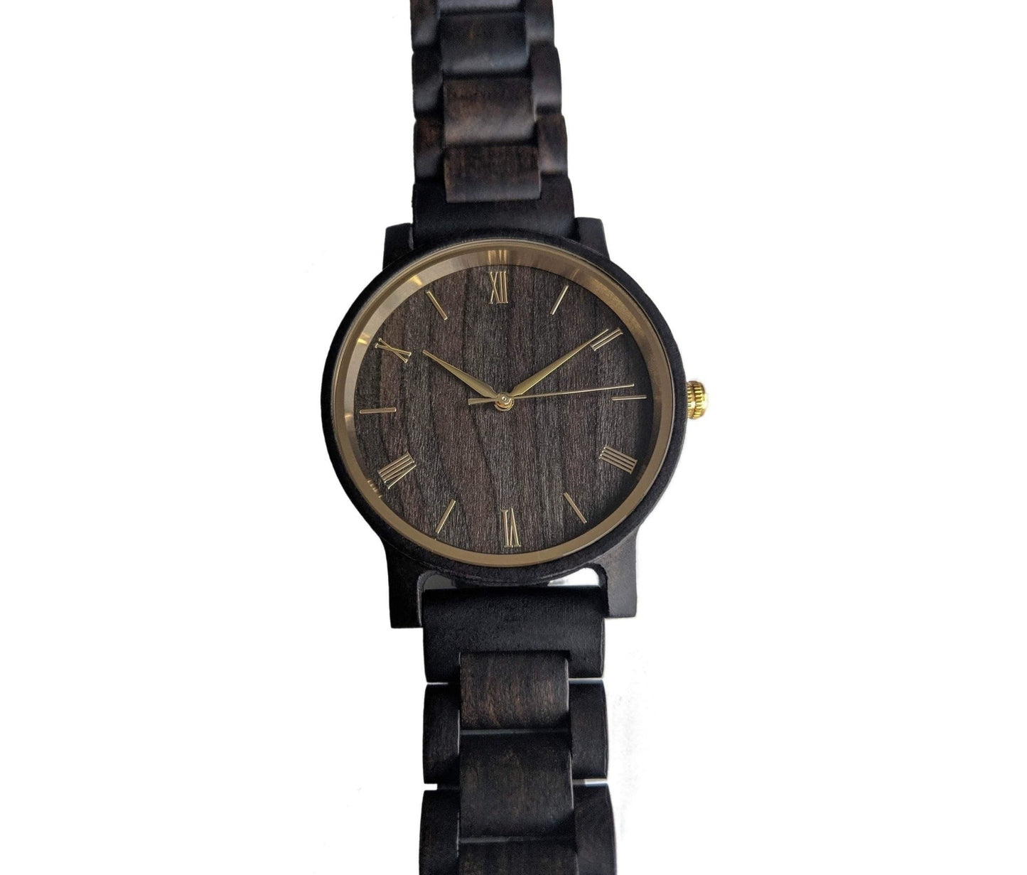 Groomsmen Set Of 10 Wooden Watches - Ebony Arce