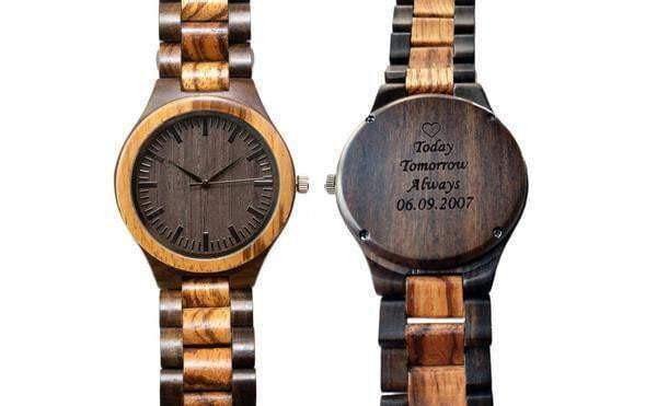 Groomsmen Set Of 10 Wooden Watches - Grandiose