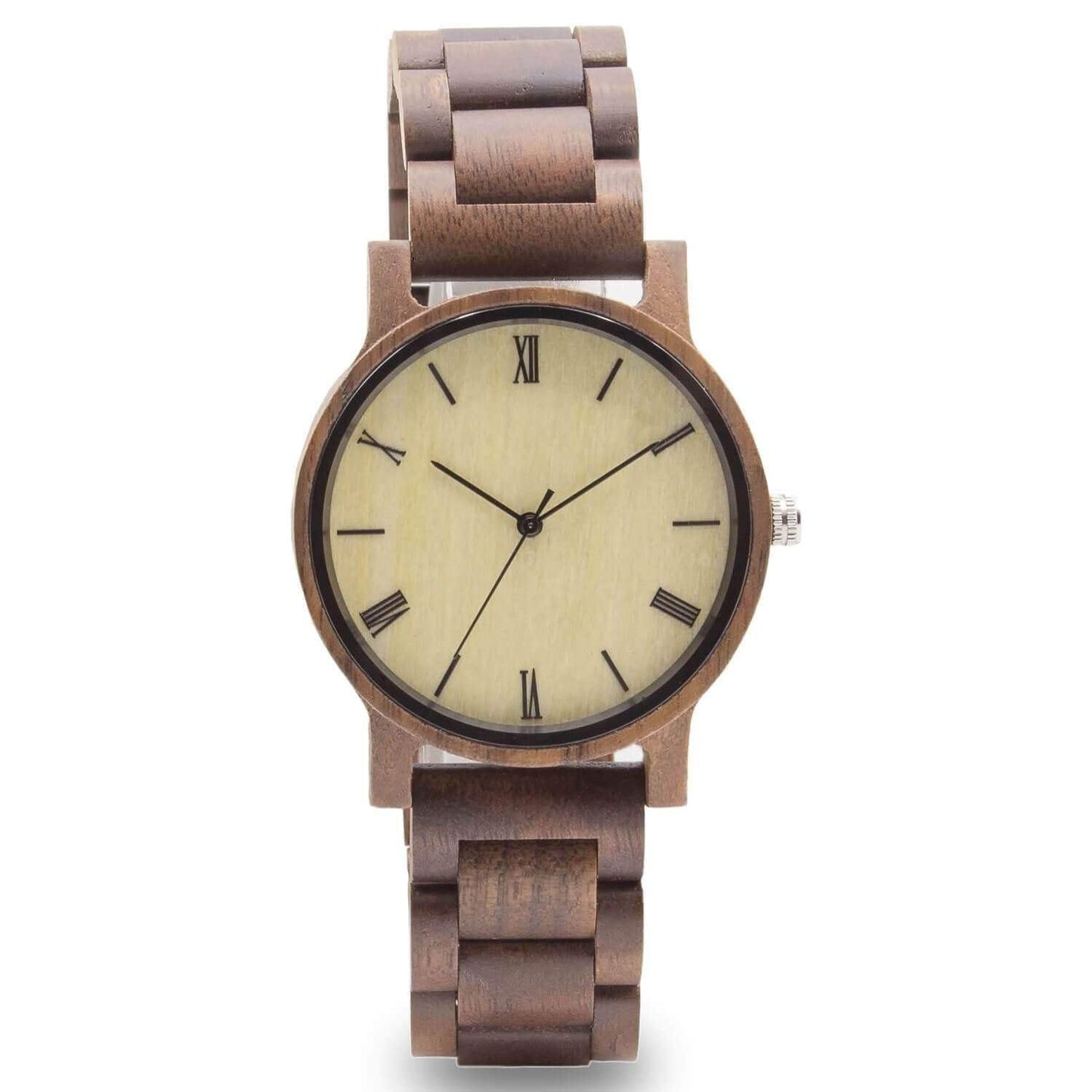 Groomsmen Set Of 10 Wooden Watches -Walnut Arce