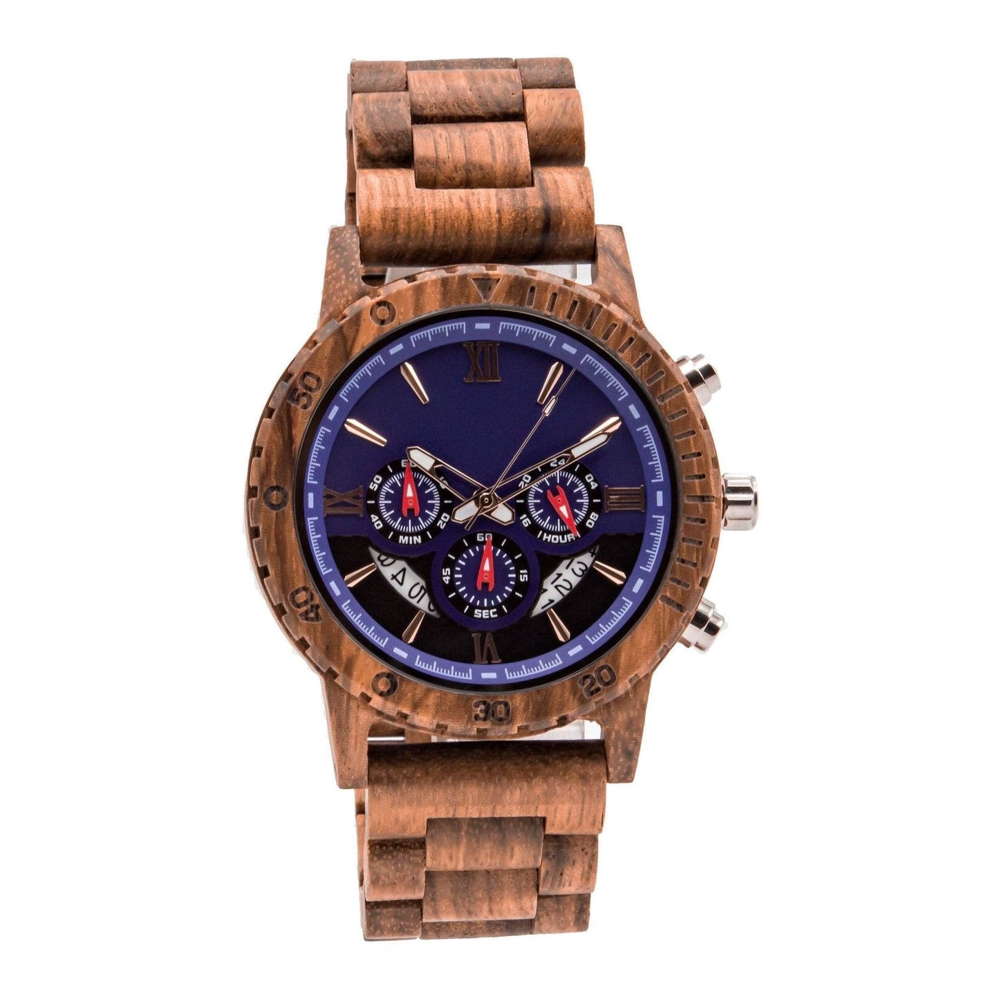 Groomsmen Set Of 10 Wooden Watches - Zebra Dulce