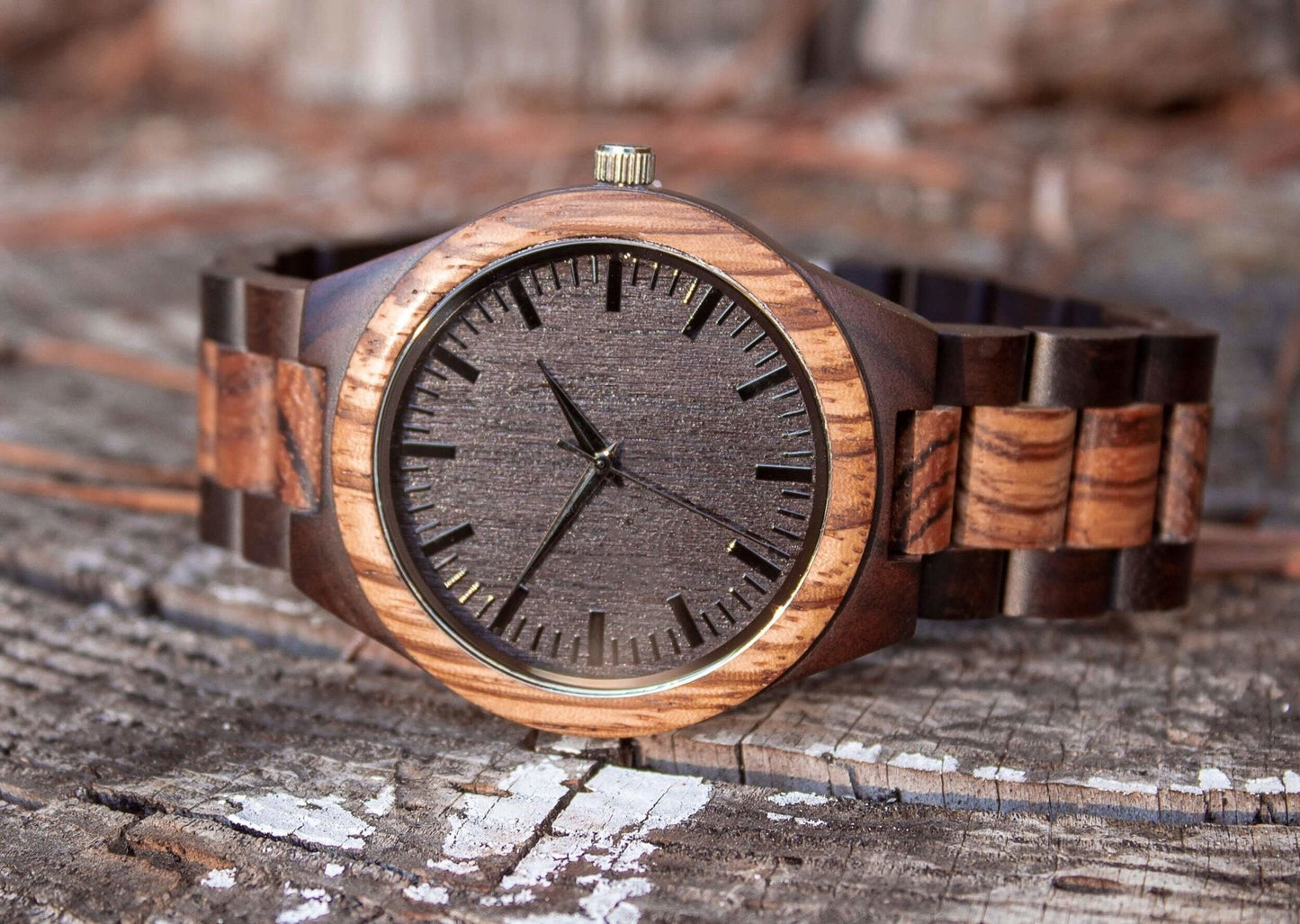 Groomsmen Set Of 12 Wooden Watches - Grandiose