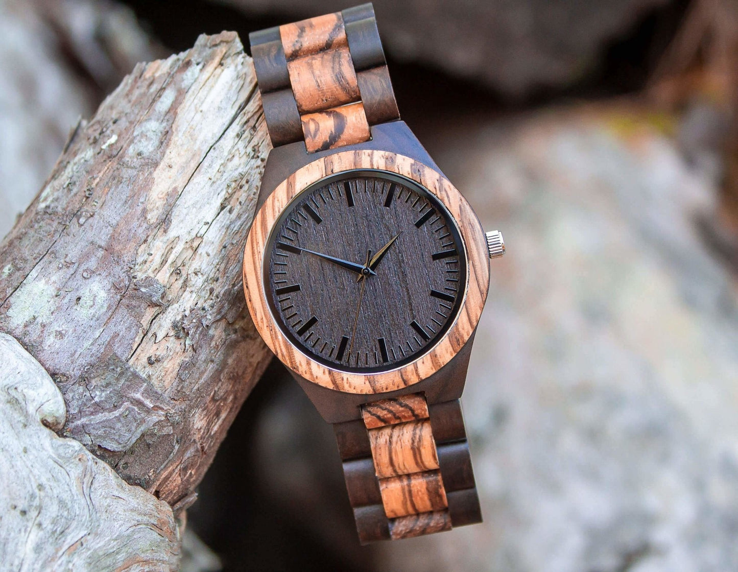 Groomsmen Set Of 12 Wooden Watches - Grandiose