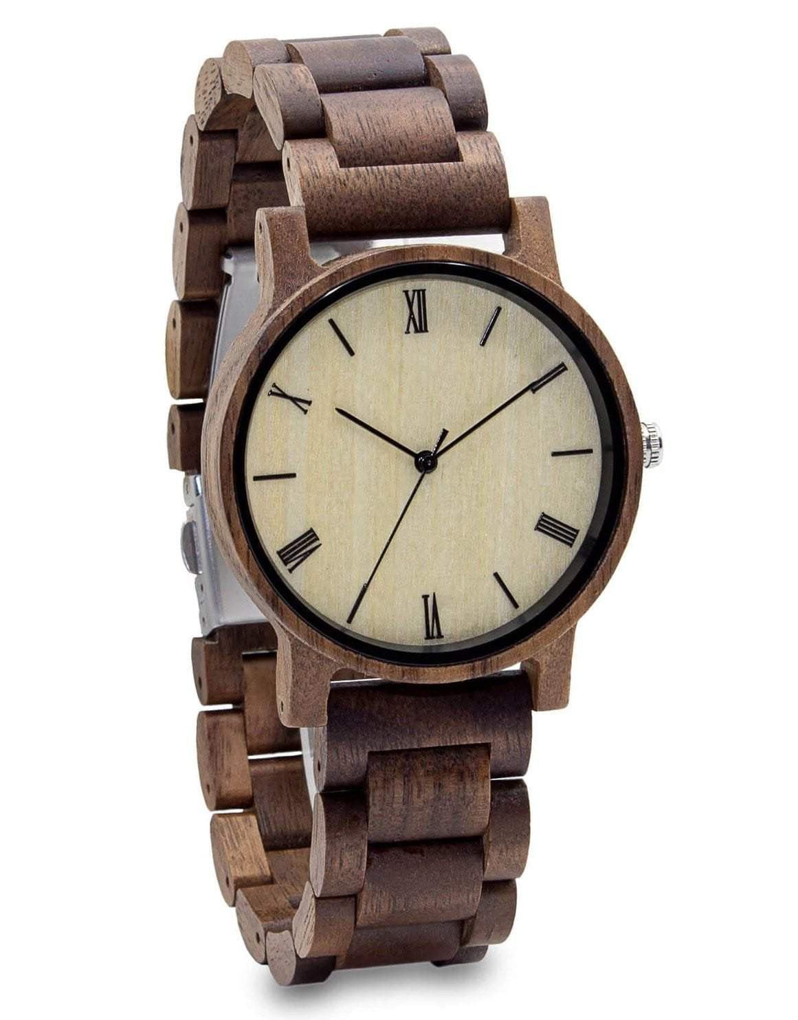 Groomsmen Set Of 12 Wooden Watches - Walnut Arce