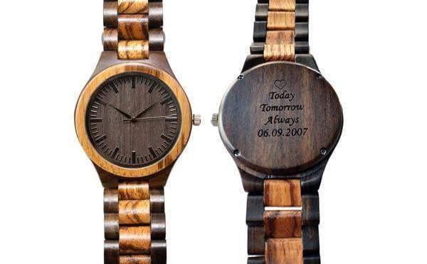 Groomsmen Set Of 7 Wooden Watches - Grandiose