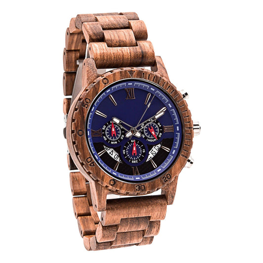 Groomsmen Set Of 7 Wooden Watches - Zebra Dulce