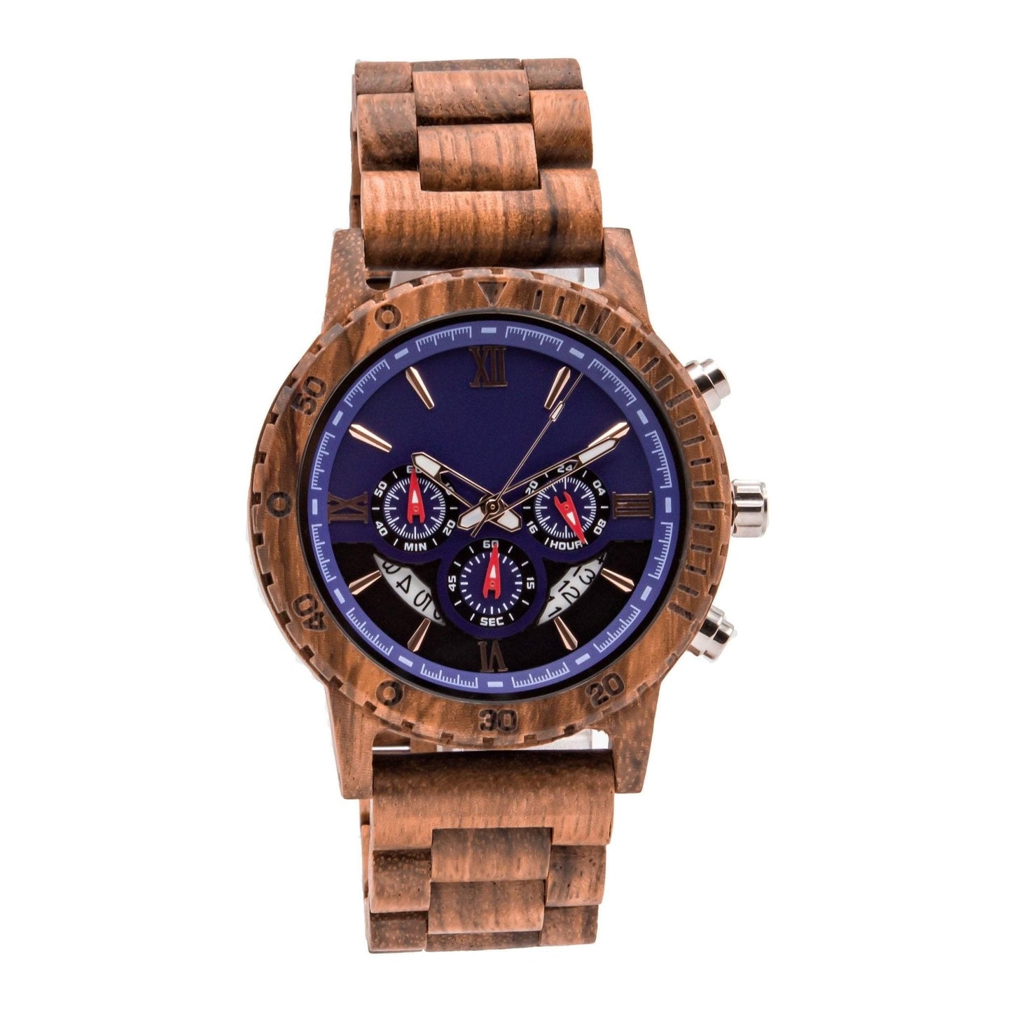 Groomsmen Set Of 8 Wooden Watches - Zebra Dulce