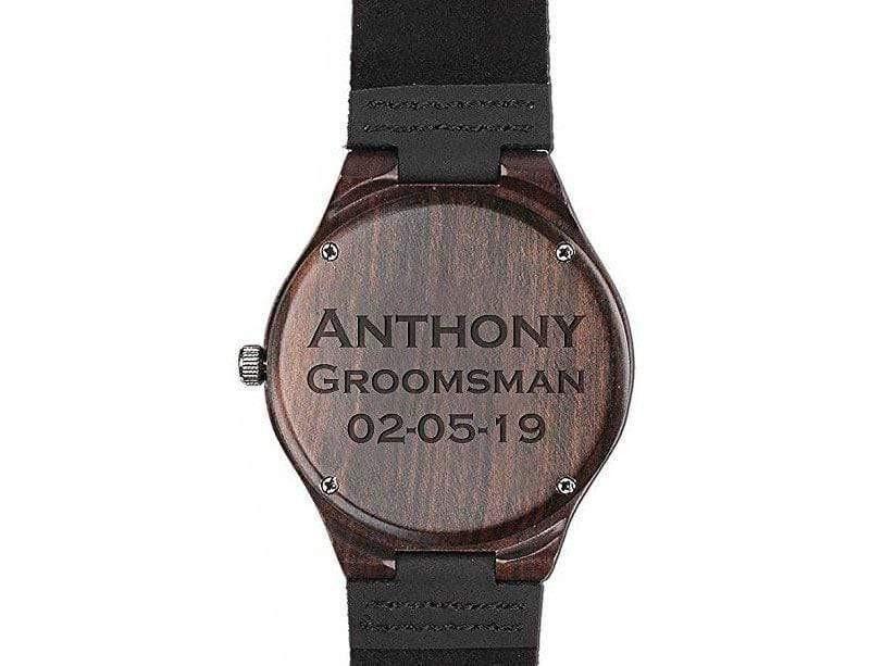 Groomsmen Set Of 9 Wooden Watches -  Energico