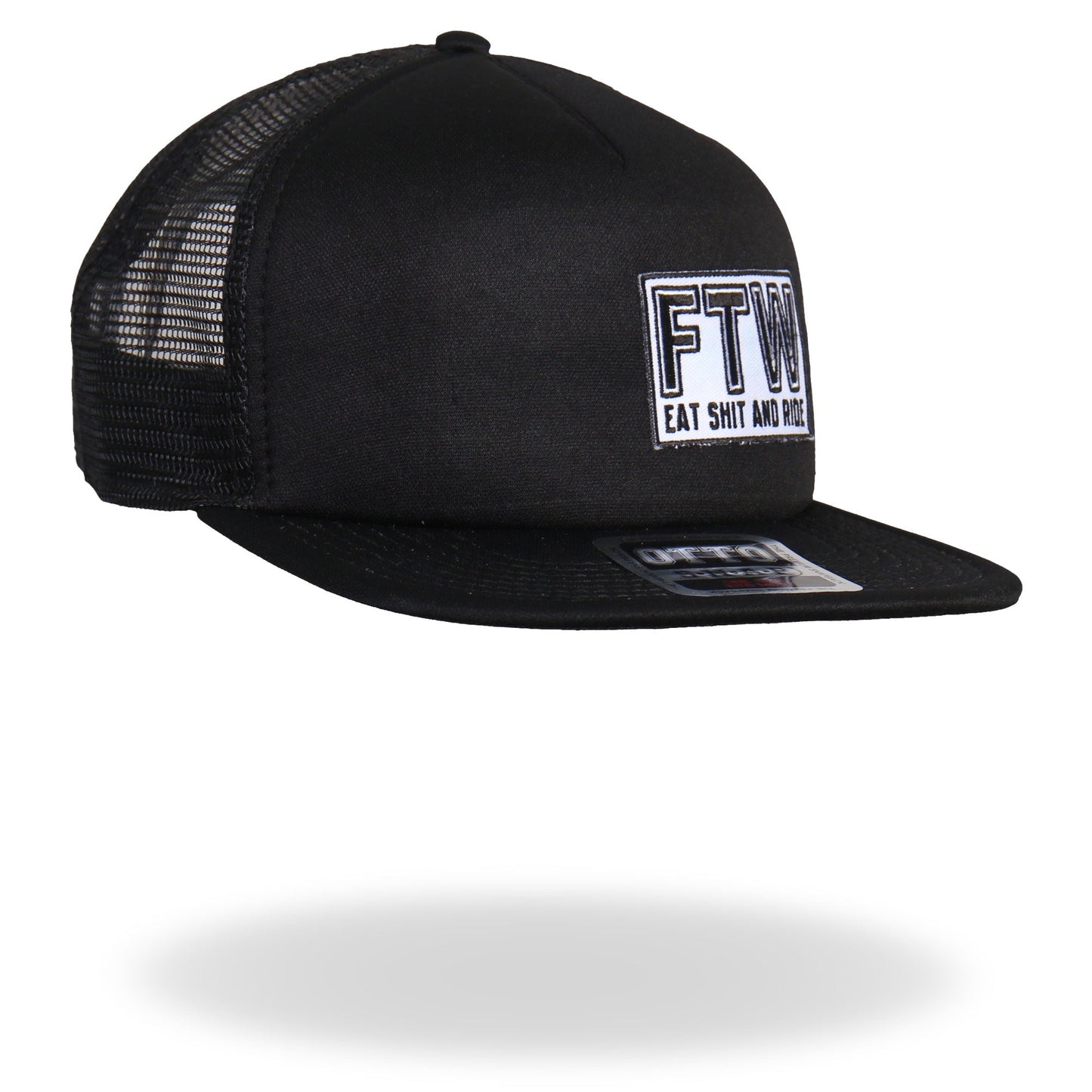 Hot Leathers GSH1013 FTW All Black Snap Back Hat