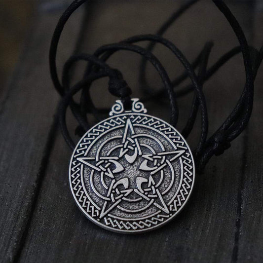 Gothic Wicca Pentagram Masonic Necklace