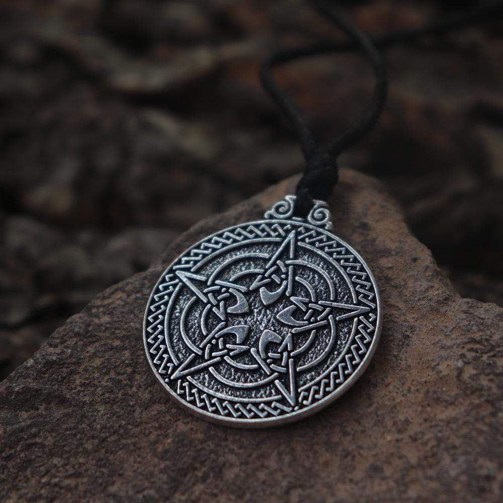 Gothic Wicca Pentagram Masonic Necklace