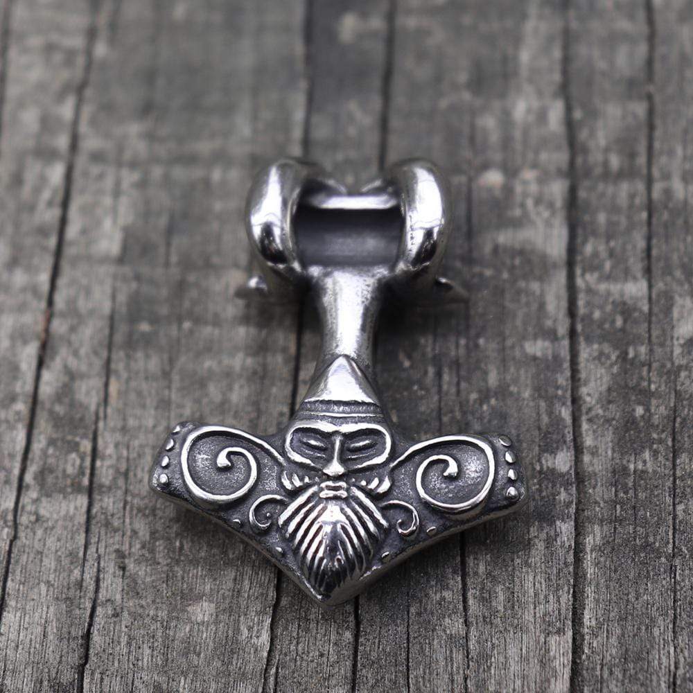 Sheep Heads Stainless Steel Viking Pendant