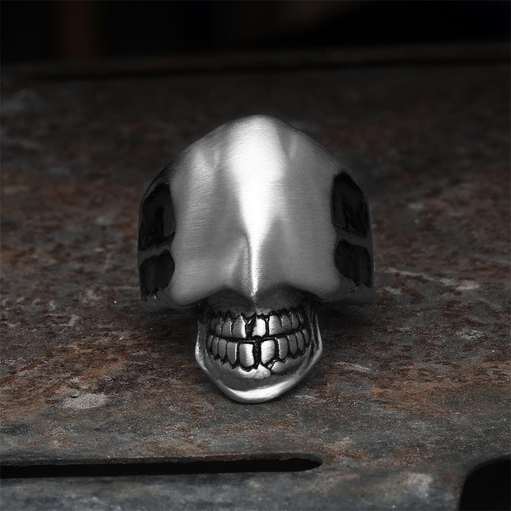 Faceless Man Stainless Steel Skull Ring