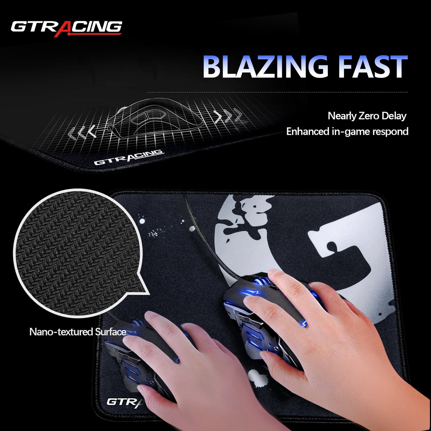 Gaming Mouse Pad  GT875 (2Pcs)