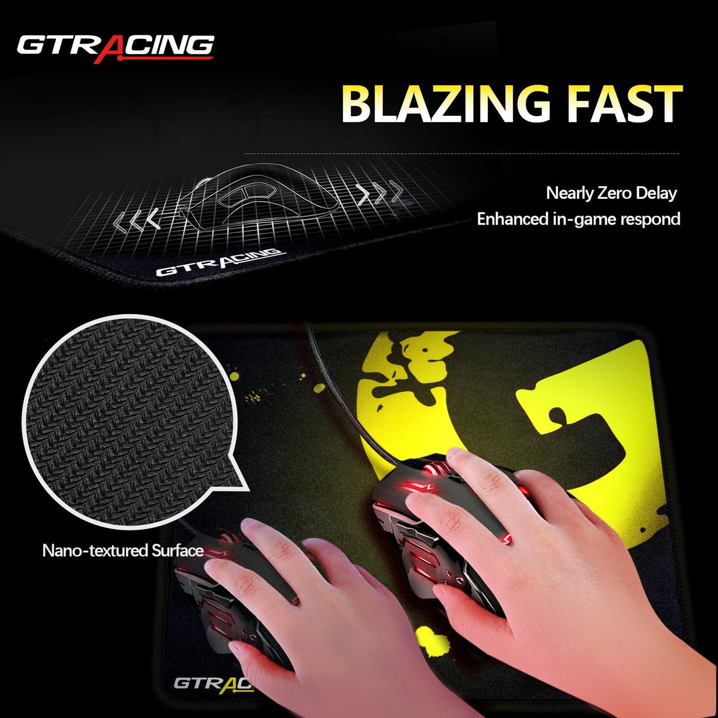 Gaming Mouse Pad  GT875 (2Pcs)