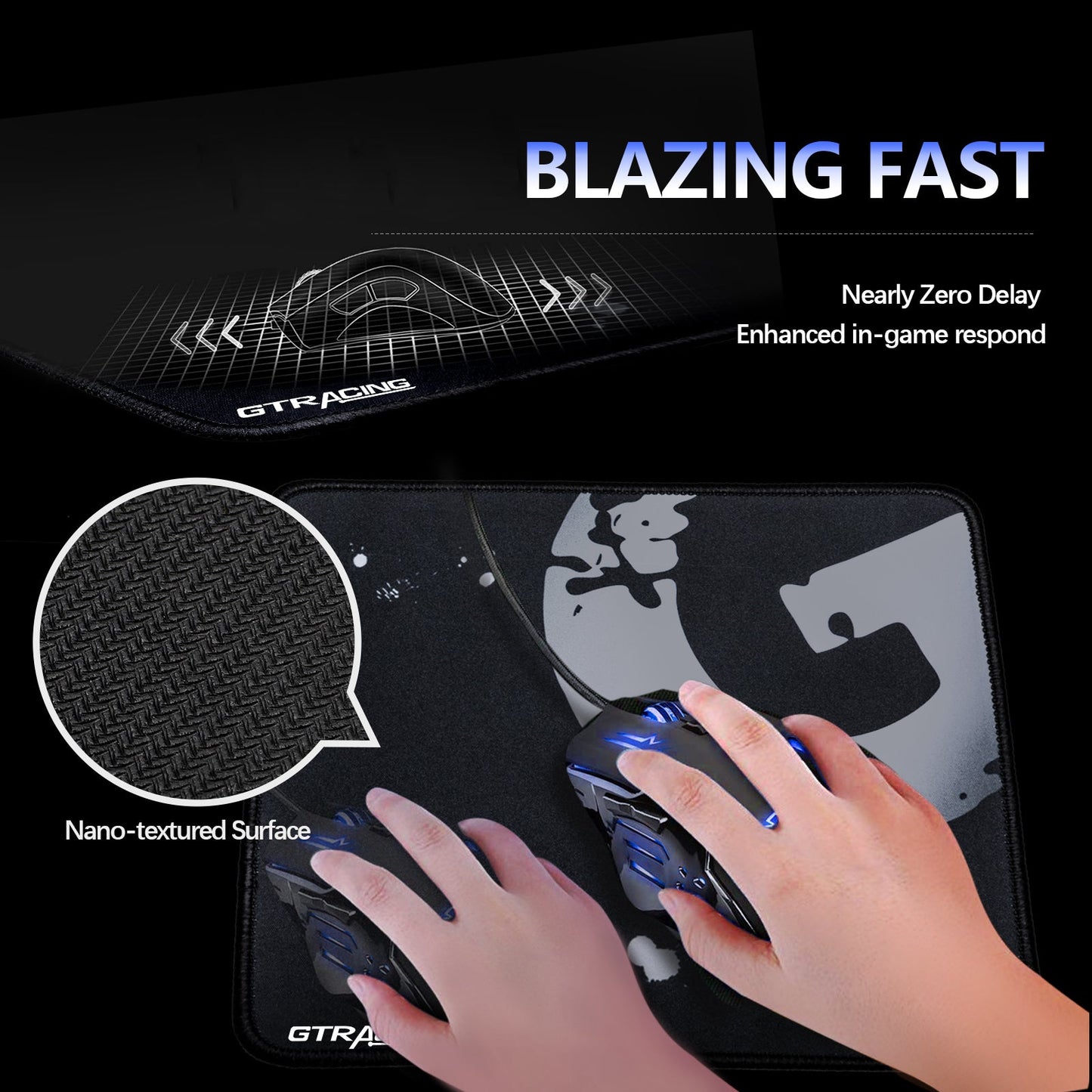 Gaming Mouse Pad  GT875 (2Pcs)