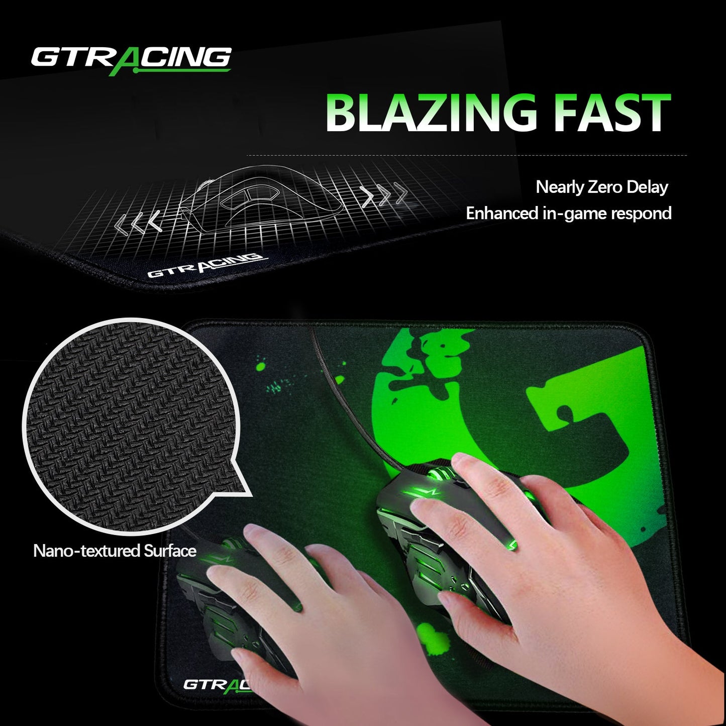 Gaming Mouse Pad  GT875 (2Pcs)