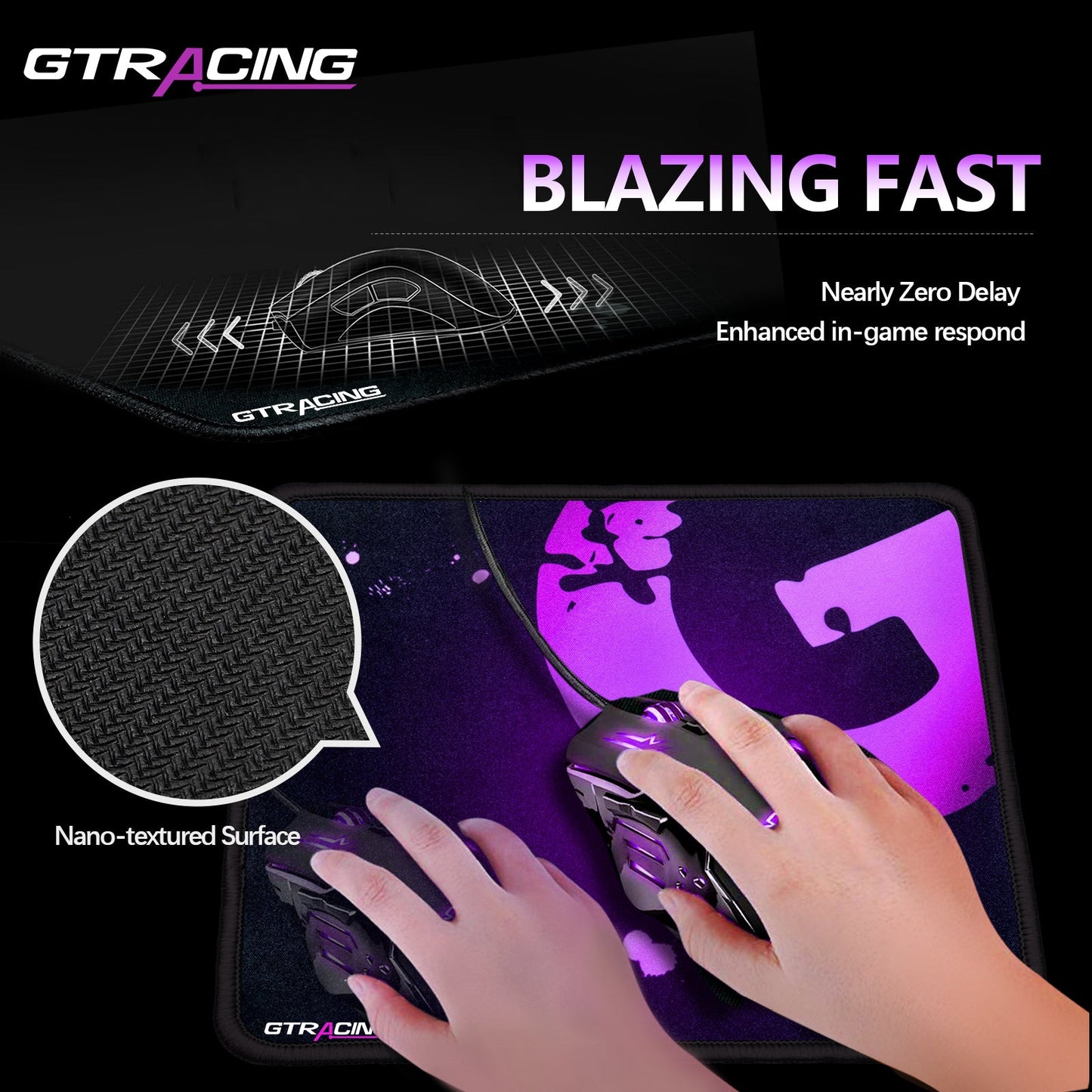 Gaming Mouse Pad  GT875 (2Pcs)