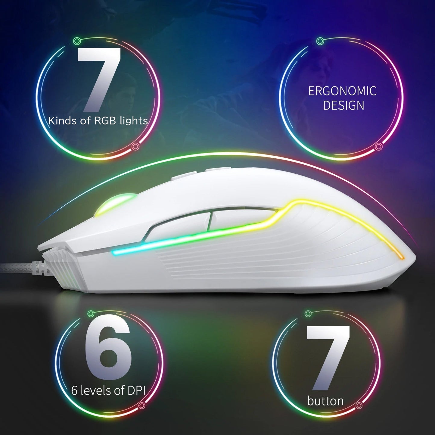 Gaming WIred RGB Mouse CW905