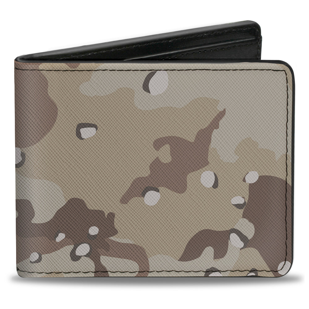 Bi-Fold Wallet - Desert Camo Tans Browns