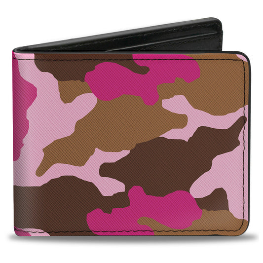 Bi-Fold Wallet - Camo Pink