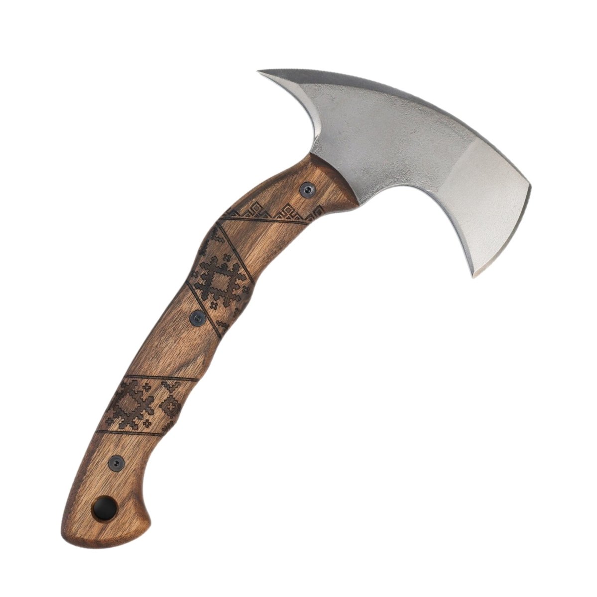 Handmade tomahawk "Simargl" with Slavic engraving