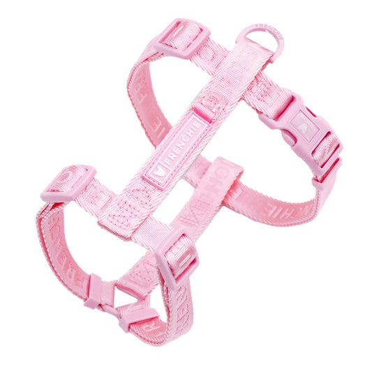 Frenchie Strap Harness - Pink Bubblegum