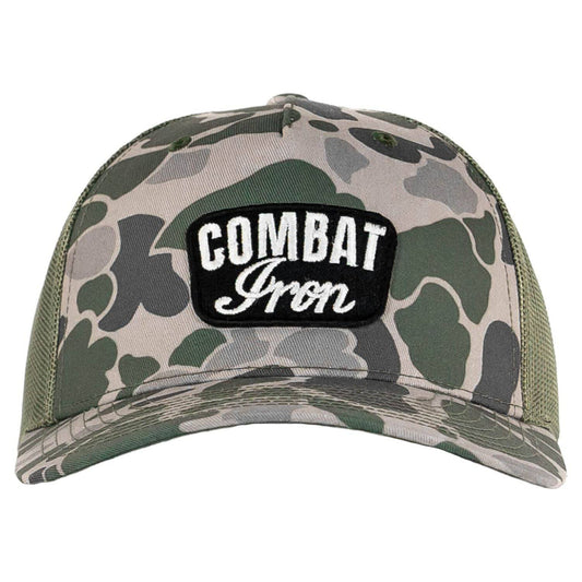 COMBAT IRON BRANDED PATCH SNAPBACK HAT