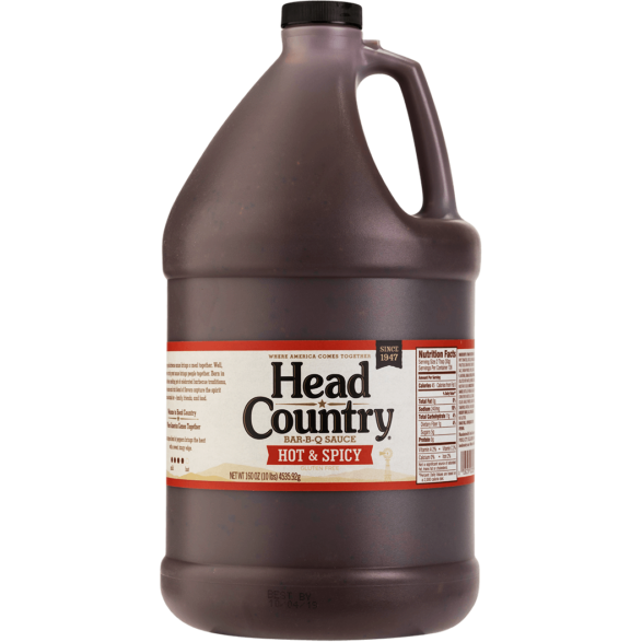 Head Country Hot & Spicy Bar-B-Q Sauce 1 Gallon