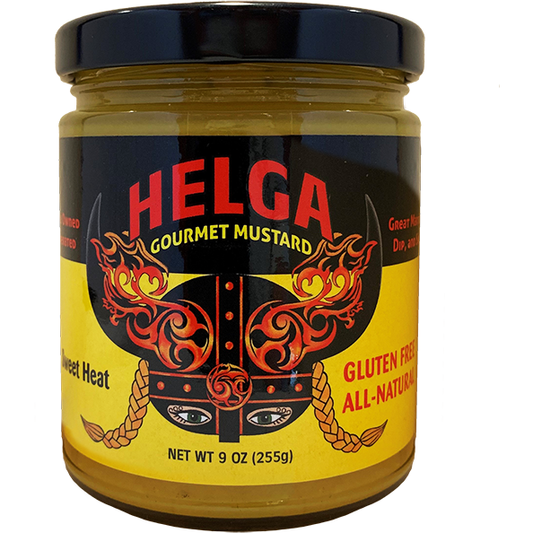 Helga Sweet Heat Gourmet Mustard  9 oz.