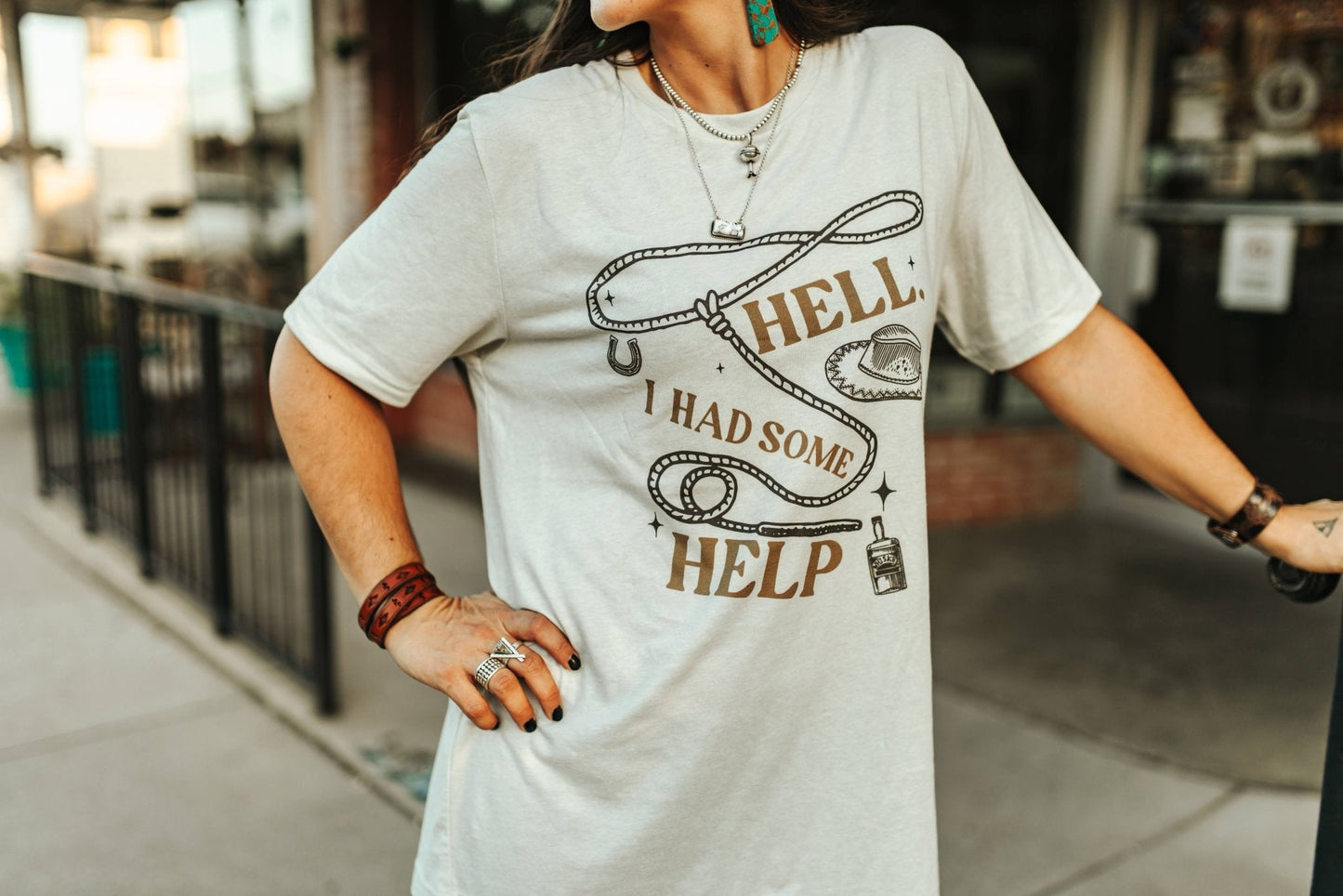 Hell I Had Some Help Graphic Tee