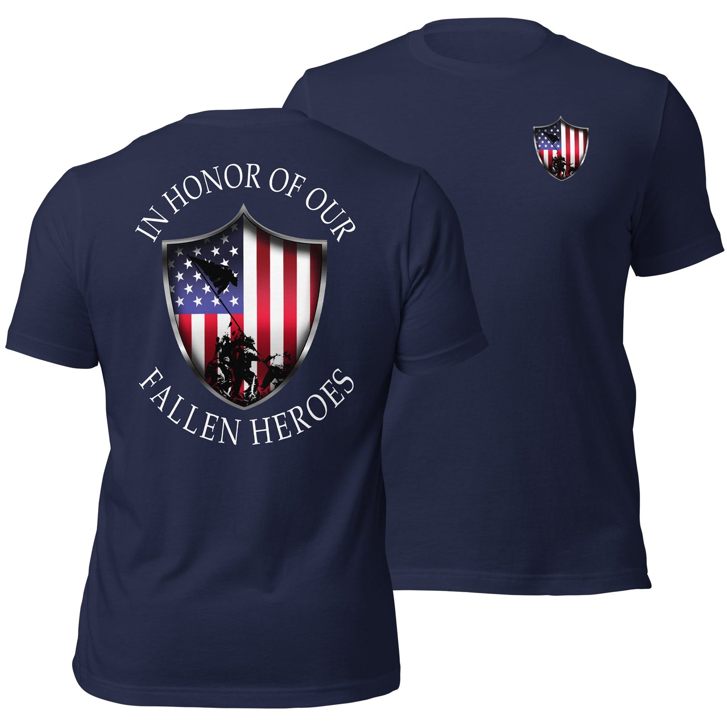 Military T-Shirt In Honor Of Our Fallen Heroes