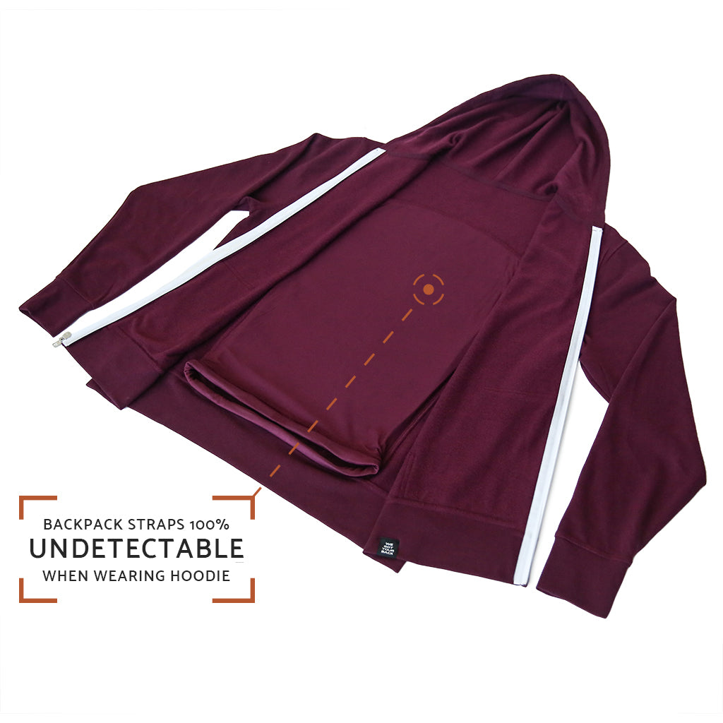 Hero Hoodie Lite (Burgundy)