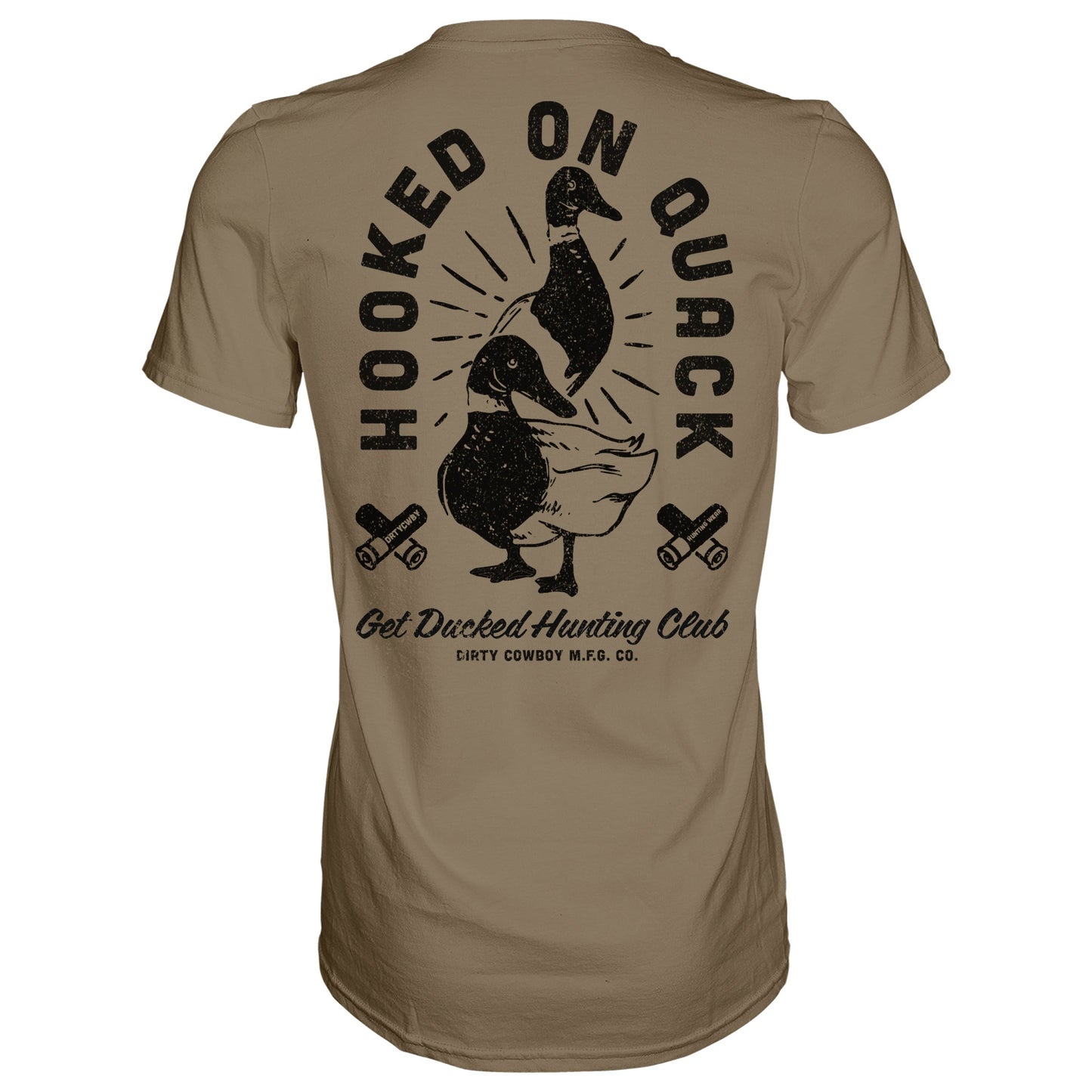 HOOKED ON QUACK HUNTER 'Get Ducked' Men's T-Shirt