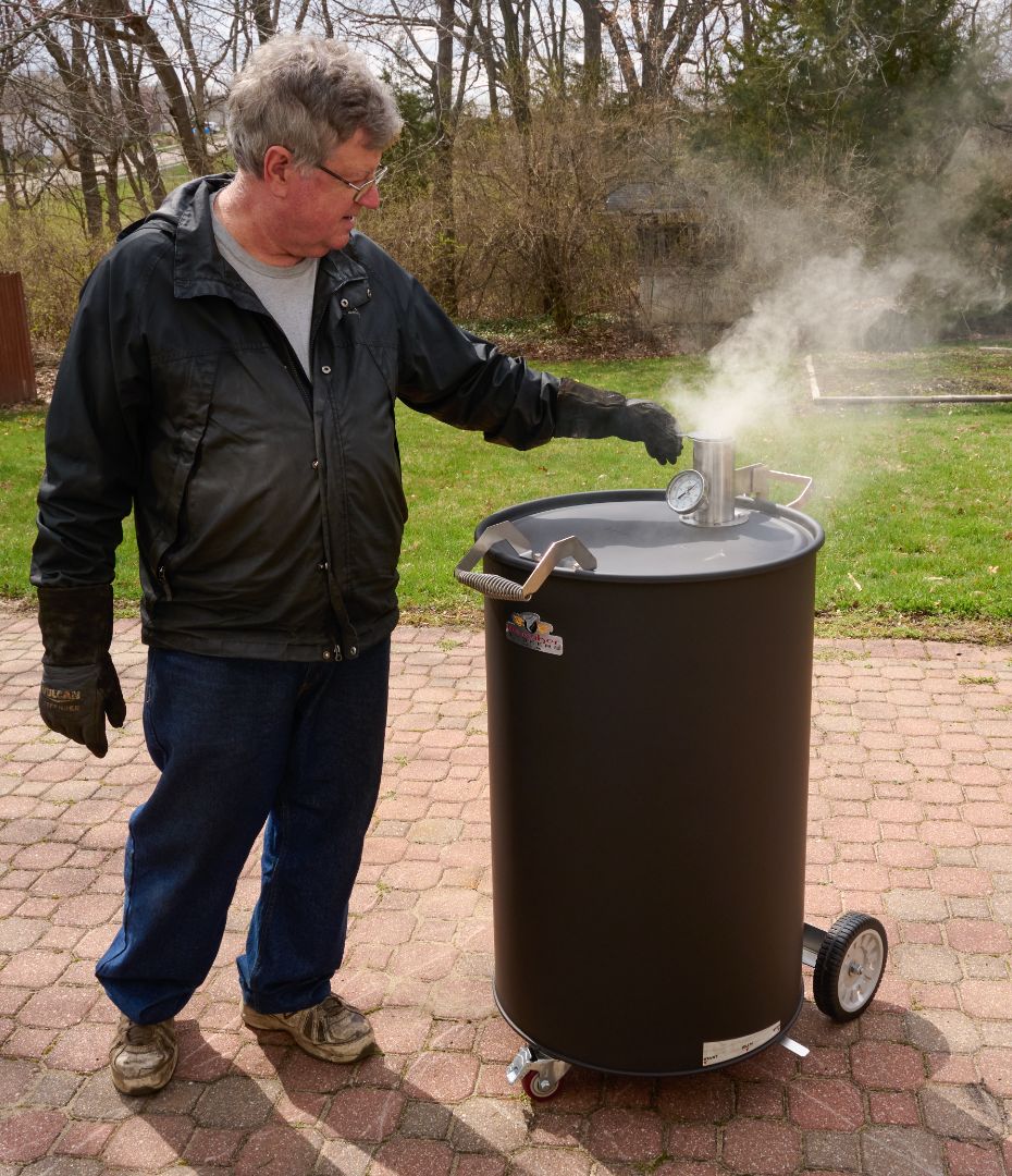 Hunsaker Vortex 55 Gallon Drum Smoker