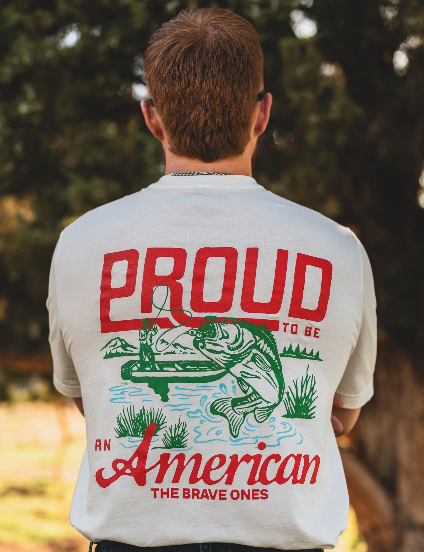 Proud American Fisherman Tee