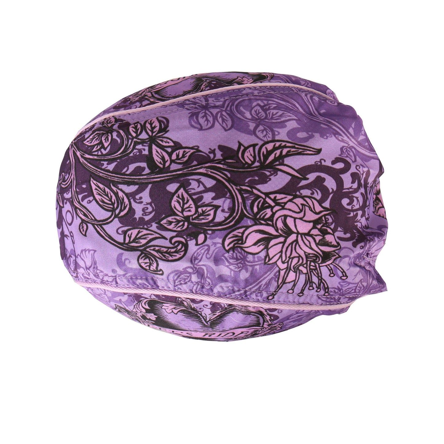 Hot Leathers Heart Let's Ride Purple Lightweight Headwrap HWH1060