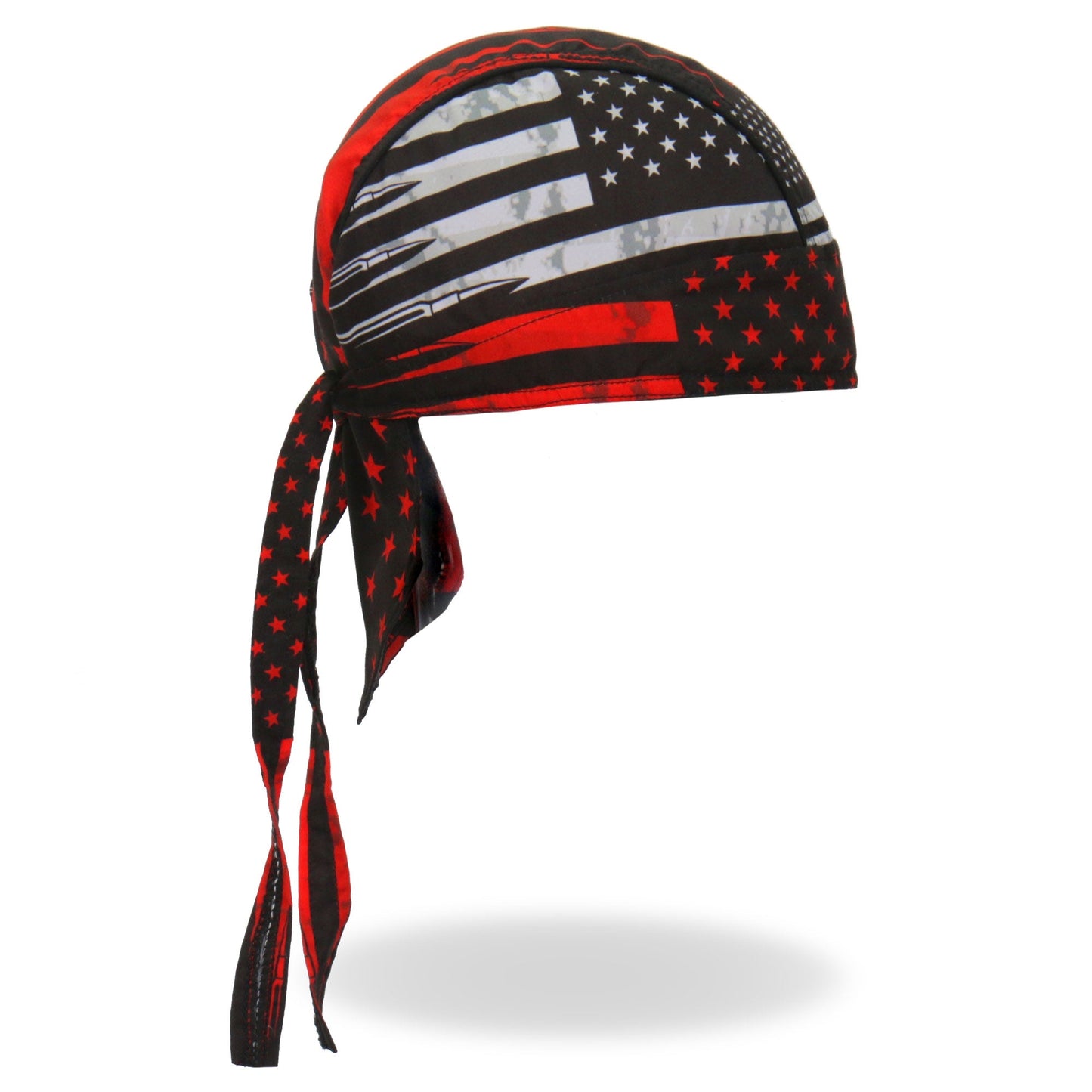 Hot Leathers Flag Bullets Lightweight Headwrap HWH1099