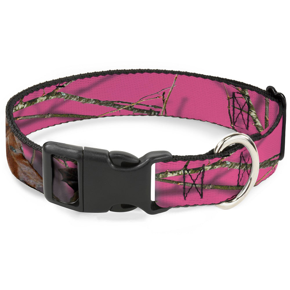 Plastic Clip Collar - Mossy Oak Country Roots Camo Fuchsia