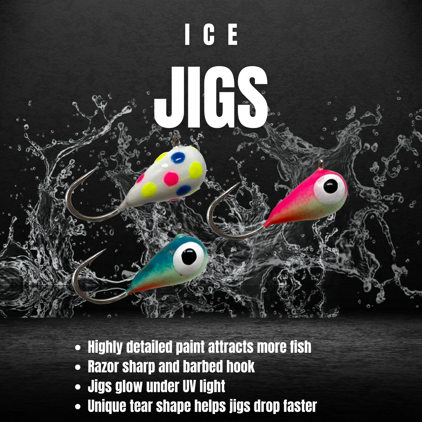 Reaction Tackle Ice Fishing Jigs