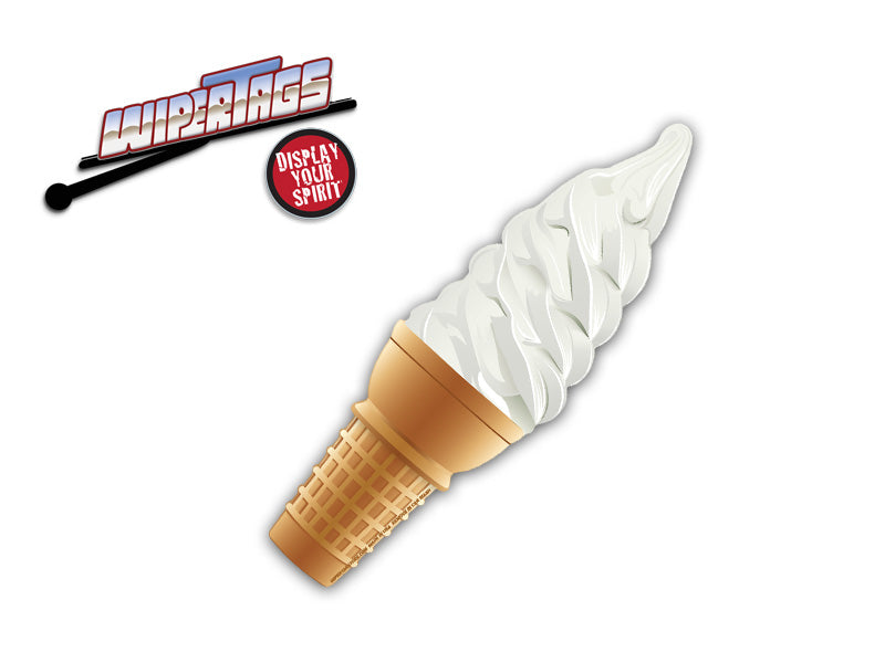 Ice Cream Cone WiperTags