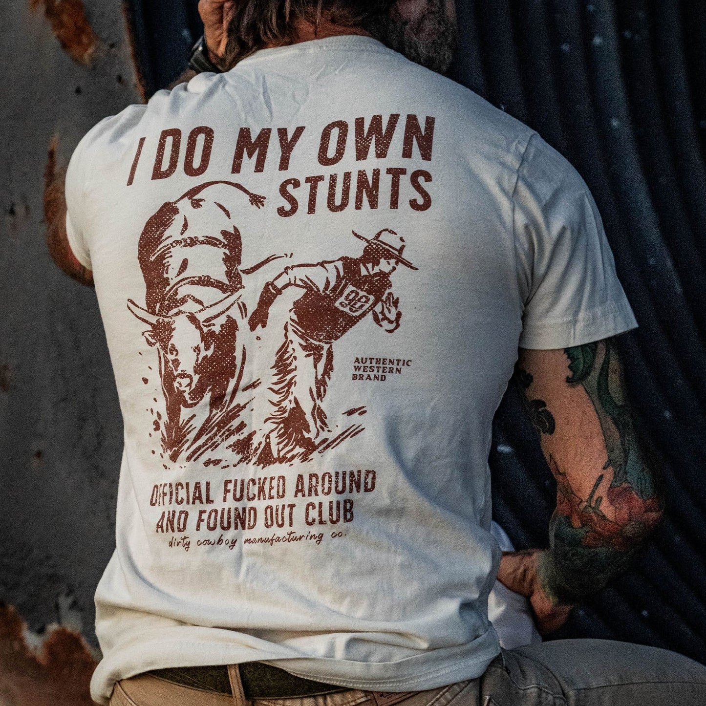 I Do My Own Stunts | Official F*cked Around Found Out Club Men's T-Shirt | DRTYCWBY