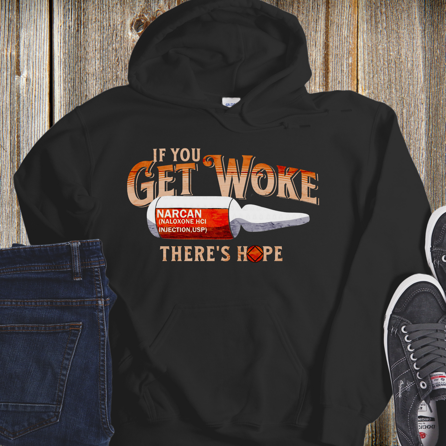 Recovery Hoodie | Inspiring Sobriety |  If You Get Woke, There's Hope