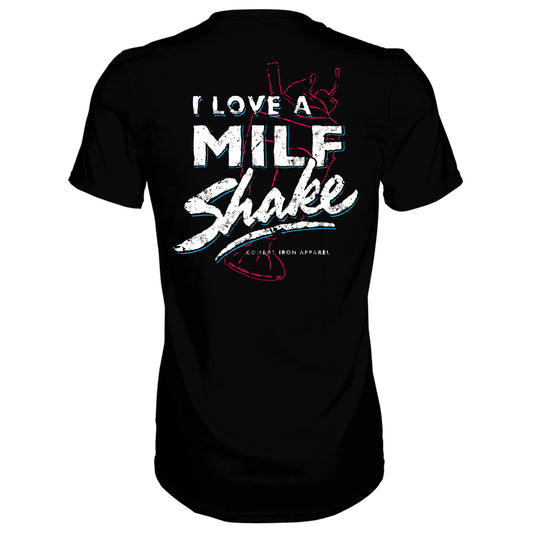 I LOVE MILF SHAKES RETRO MEN'S T-SHIRT