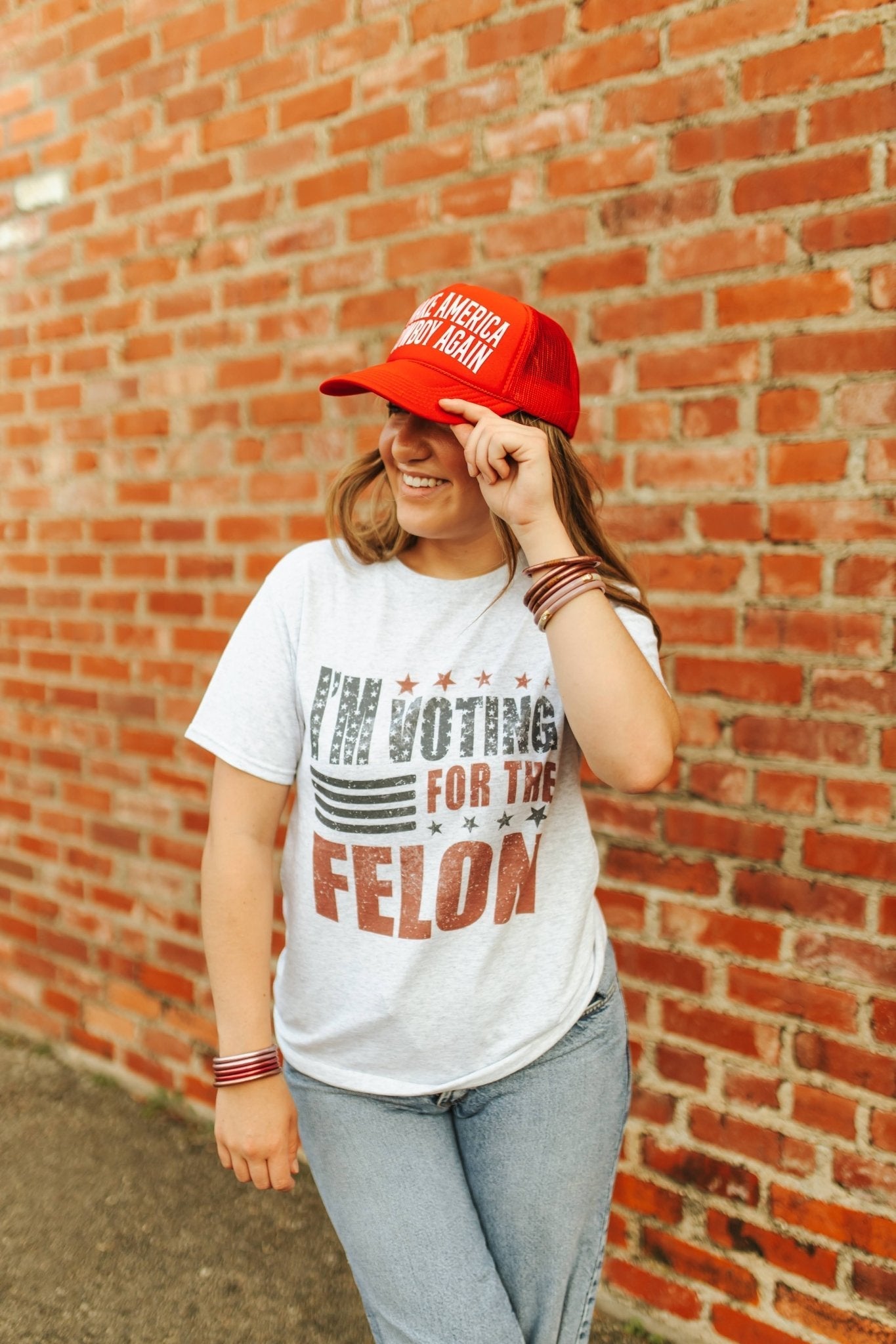 I'm Voting for the Felon Graphic Tee