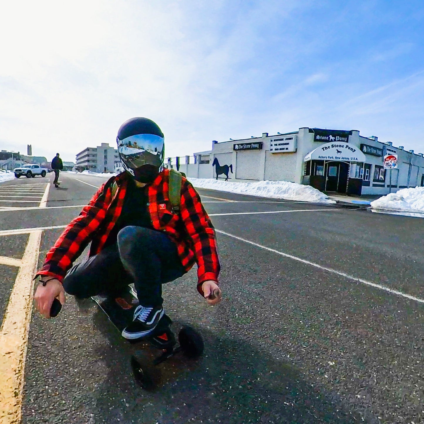 Protective Flannel Shirt - Red Checkered with Pads