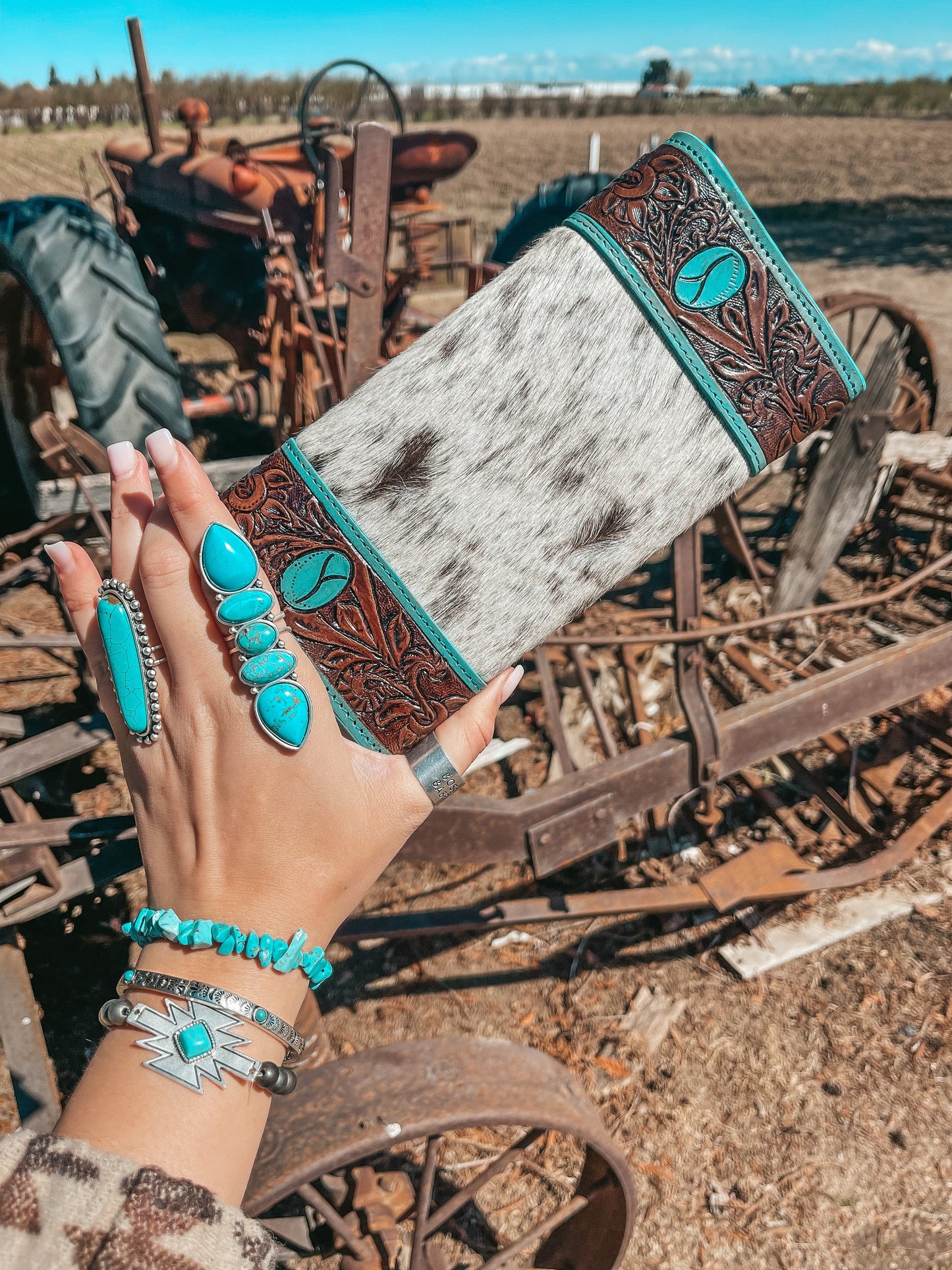 Turquoise Vibes Wallet a Haute Southern Hyde by Beth Marie Exclusive