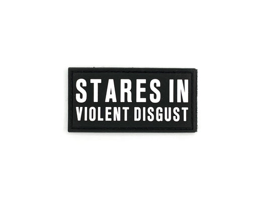 Stares In Violent Disgust Patch