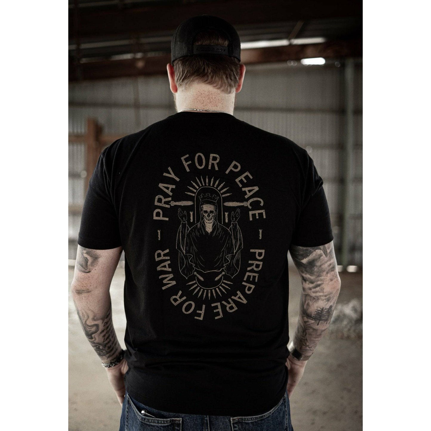 Pray For Peace. Prepare For War. Men's T-Shirt